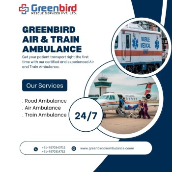 Opt for Greenbird Air and Train Ambulance Service in Agartala that Guarantees 24/7 Service 