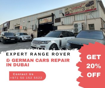 AUDI & RANGE ROVER WORKSHOP IN DUBAI,UAE