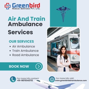 Transfer Patient Safely with Greenbird Air and Train Ambulance Service in Patna