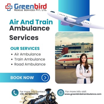 Checkout Greenbird Air and Train Ambulance Service in Bangalore for Safe Patient Transfer