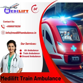 Medilift Train Ambulance in Patna for a Simple Relocation Journey