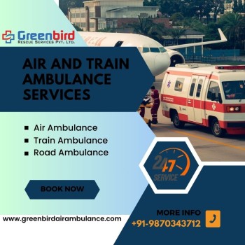 Safe Relocation with Greenbird Air and Train Ambulance Service in Patna