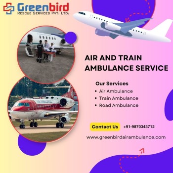 Greenbird Air Ambulance Service in Kolkata for Relocation of Patient