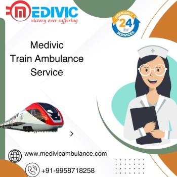 Falcon Train Ambulance in Guwahati offers a Skilled Team onboard