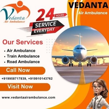 Vedanta Air Ambulance Service in Indore for Quick and Outstanding Ill Patient Shifting