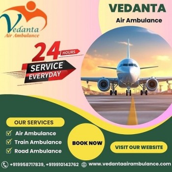 Book Hassle-free Vedanta Air Ambulance Service in Coimbatore with Top-level Medical Device