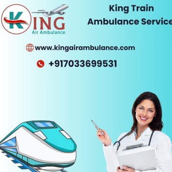  The King Train Ambulance Service in Ranchi for Stable Transfer