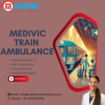 Medivic Train Ambulance Services in Mumbai is a Lifesaving facility in Medical Transportation 