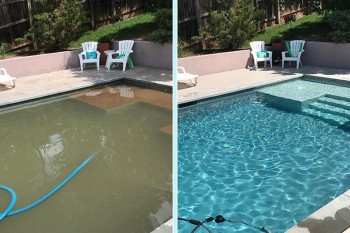 Cleaning of pool near Dubai Hills 0553119463