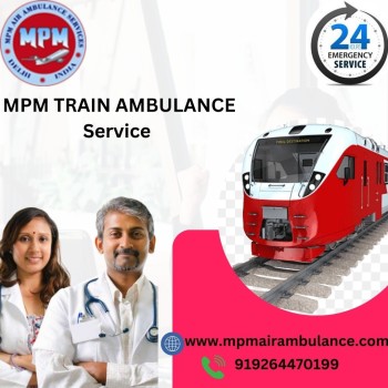 For Continuous Care while traveling Use the MPM Train Ambulance in varanasi