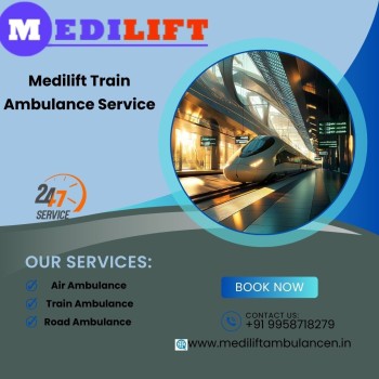 Medilift Train Ambulance in Indore offers Healthcare Experts on Trains