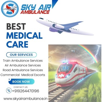 Sky Train Ambulance in Raipur is Helping Patients in Distress