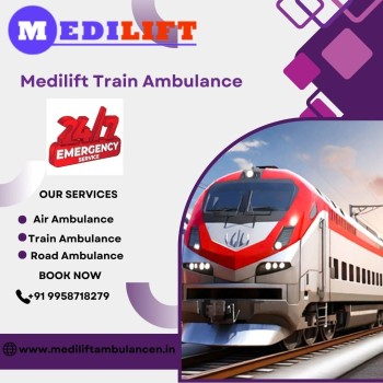 Medilift is the Greatest Train Ambulance Service Provider in Gorakhpur