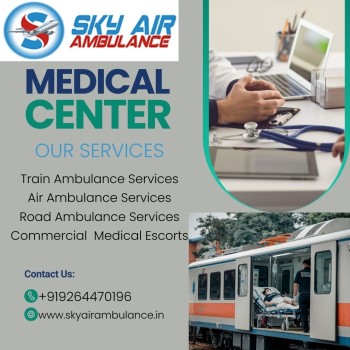  Sky Train Ambulance Provides High-Level Medical Assistance in Varanasi