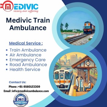 Medivic Medivic Train Ambulance Service in Patna: Reliable Critical Care Transport 