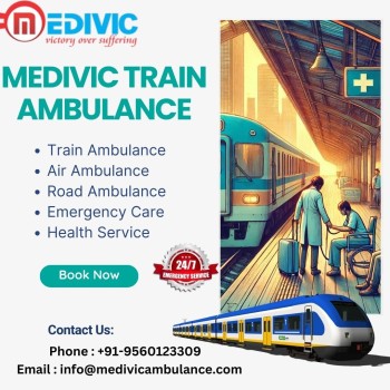 Medivic Train Ambulance Service in Kolkata is here to help