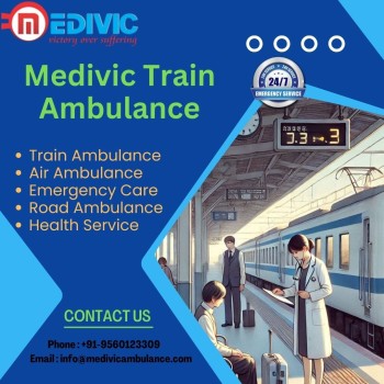 Use Medivic Train Ambulance Services in Mumbai to shift the patient carefully