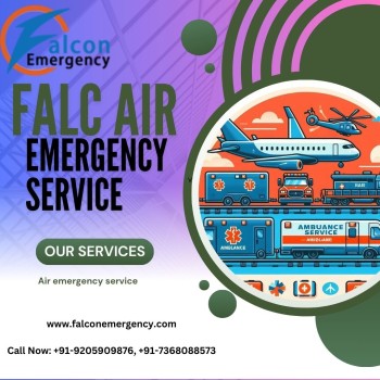 Falc Air Ambulance in Ranchi is focused on Giving Good Care to Patients