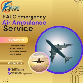 Get safe medical transportation across India through Falc Air Ambulance in Ranchi