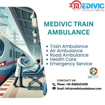 Medivic Train Ambulance Services in Ranchi is the lifeline for critical patients