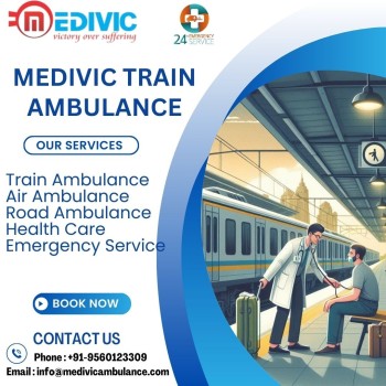 Medivic Train Ambulance Service in Kolkata Advanced Emergency Care