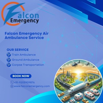 For life-saving medical shifts, use the FALC Emergency Air Ambulance in Patna. 