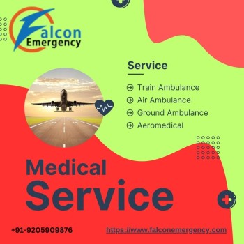 FALC Emergency Air Ambulance Service in Hyderabad has India's Best Medical team inside Airs