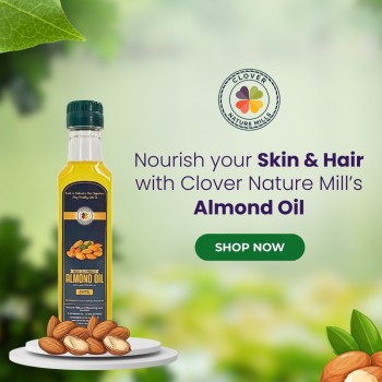 Clover Natrure Mills Pure & Natural Cold Pressed Almond Oil