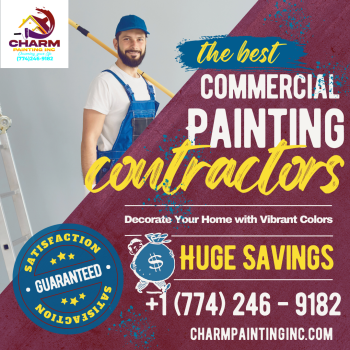 Professional commercial painting services in Massachusetts - Charm Painting Inc