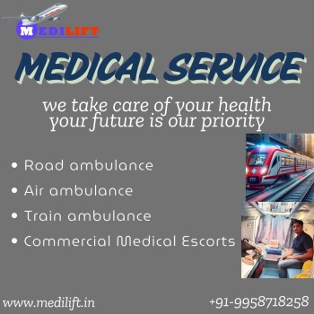 Book Medilift Train Ambulance in Ranchi for an Excellent Relocation Service