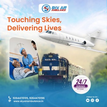 Obtain The Most Trusted Air Ambulance from Kolkata by Sky Air Ambulance  