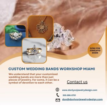 custom wedding bands workshop Miami | Donlyon Jewelry