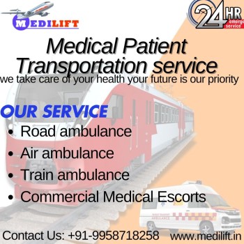 Medilift Entire Train Ambulance in Ranchi is fitted with Medical Equipment 