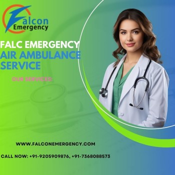 The Falc Air Ambulance in varanasi Moves Patients without Wasting Time