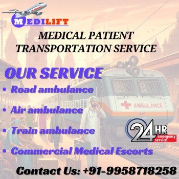 Opt for Medilift Train Ambulance to make the Patient Transfer Hassle-free  