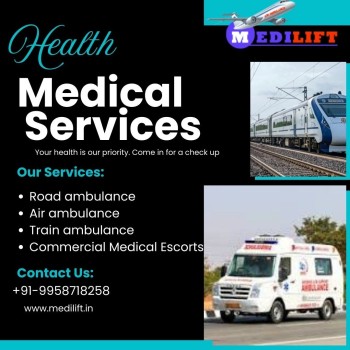 Medilift Train Ambulance in Mumbai provides an intensive care unit inside Trains