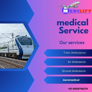 Each Year, the Medilift Train Ambulance Service in Patna saves Continuous Lives