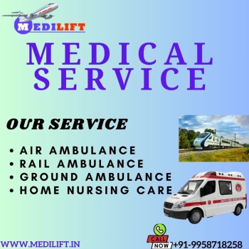 Medilift Train Ambulance Service in Patna Offers Proper Coordination during Transfer