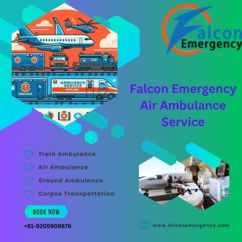 Falc Emergency Air Ambulance in Hyderabad ensures you Reach the Hospital on time