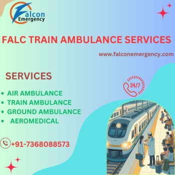 Use the FALC Emergency Train Ambulance in Mumbai, For comfortable long-distance transportation  