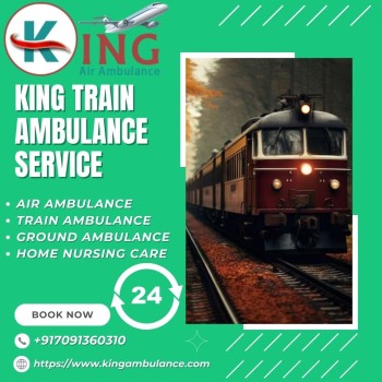 King Train Ambulance in Jabalpur is known for providing On-time Transfer