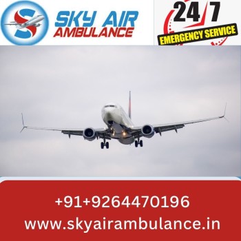 Select Air Ambulance in Patna with Fabulous Medical Amenities by Sky Air Ambulance 