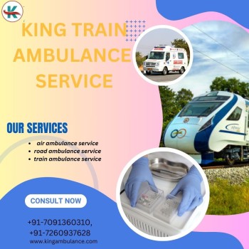 Patients get Continuous Care with King Train Ambulance in Siliguri