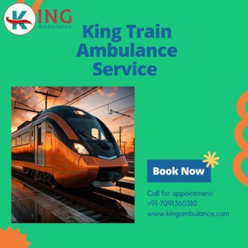 King Train Ambulance Services in Jabalpur provides a Fast Transportation