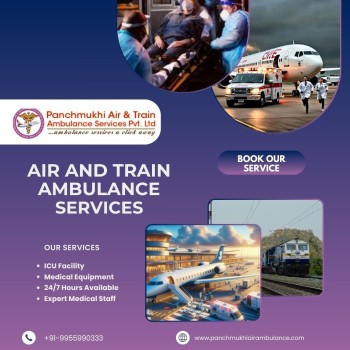 Choose Budget-Friendly Panchmukhi Air and Train Ambulance Services in Siliguri