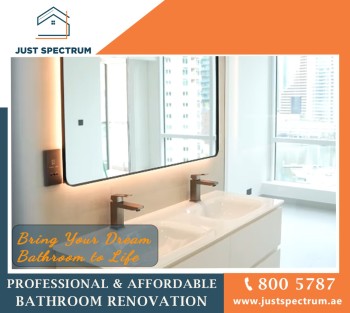 Affordable & Elegant Bathroom Renovation - Marina Mesk, Dubai