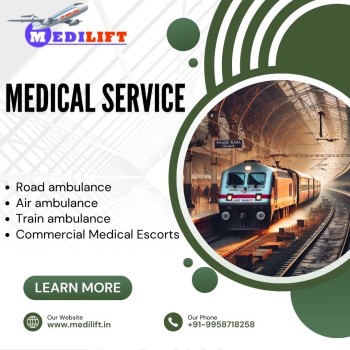 Book Medilift Train Ambulance for Quick Transfer Assistance in Raipur