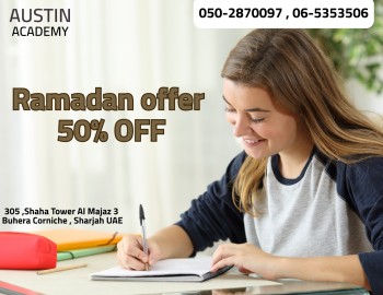 SAT Training in Sharjah with transportation. RAMADAN OFFER.