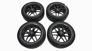 22″ AMG Mercedes Benz G63 G550 AMG Wheels with Tyres Black OEM A4634012000