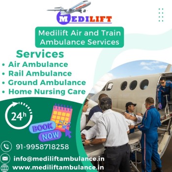 Medilift Train Ambulance is staffed with qualified personnel